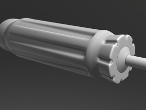 simple fat-blade screwdriver Modello 3D