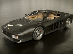 ferrari testarossa Model 3D