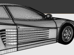 ferrari testarossa 3D Модель