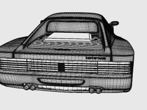 ferrari testarossa Modelo 3D