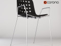 HOLI Open Shell Armrest Base Chair 3D-Modell