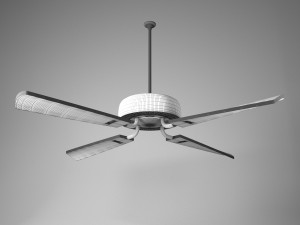 ceiling light fan Model 3D