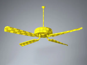 ceiling light fan 3D Model
