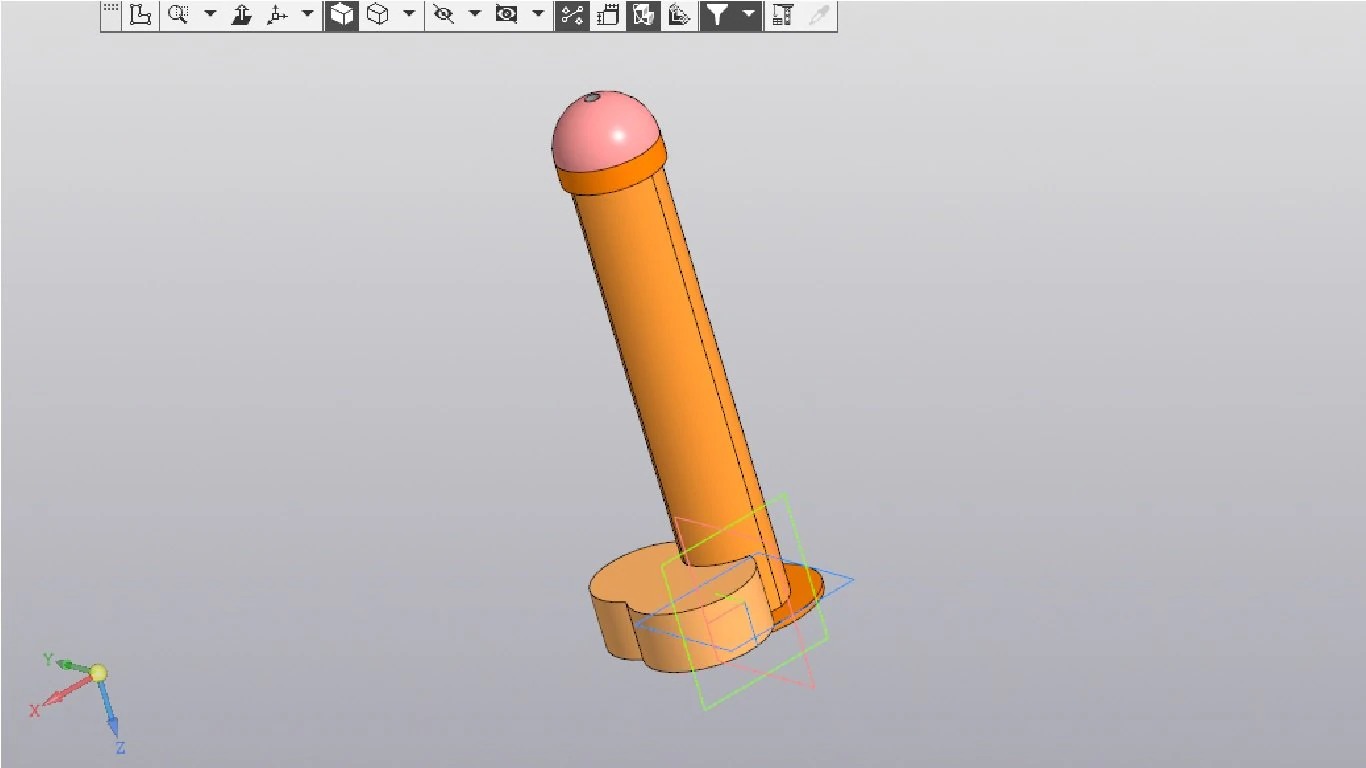 silicone penis 3D Print Model .c4d .max .obj .3ds .fbx .stl .blend 