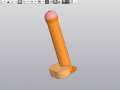 Silicone penis 3D Model