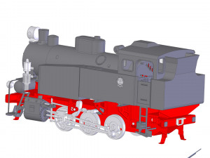 locomotive 9p 3D मॉडल