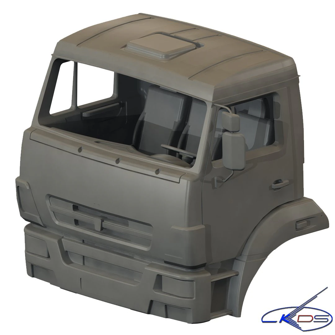 kamaz-5350 3D Model .c4d .max .obj .3ds .fbx .stl .blend 