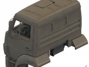 kamaz-5350 Model 3D