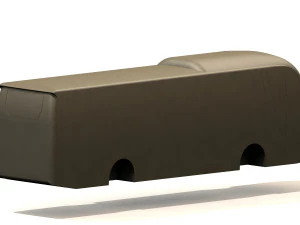 man lions coach bus 3D Model