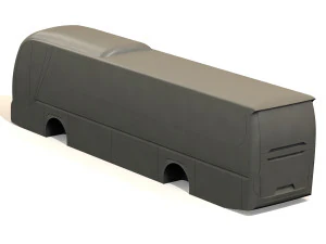 man lions coach bus 3D Model