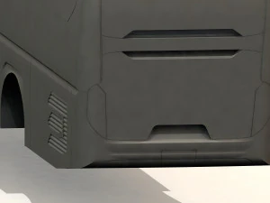 man lions coach bus 3D Model
