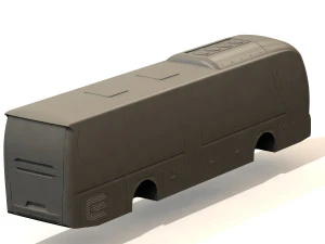 man lions coach bus 3D Model