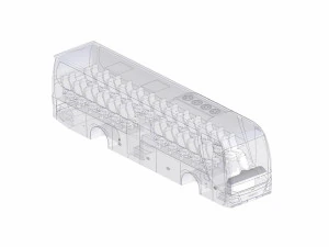 man lions coach bus 3D Model