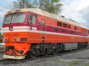 soviet locomotive tep70 3D Model