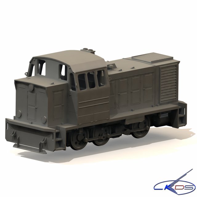 soviet locomotive tgm23 Modelo 3D .c4d .max .obj .3ds .fbx .stl .blend 