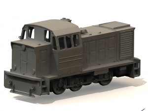 soviet locomotive tgm23 3D Модель