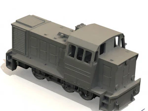 soviet locomotive tgm23 3D Model