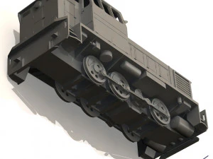 soviet locomotive tgm23 3D Model