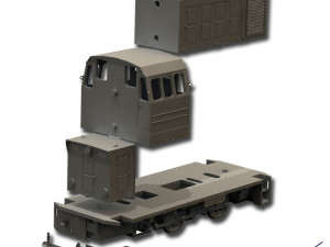 soviet locomotive tgm23 Modelo 3D