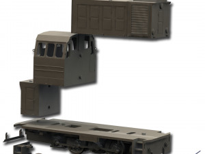 soviet locomotive tgm23 Modelo 3D