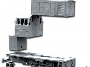 soviet locomotive tgm23 Modelo 3D