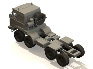 chassis model ural-5323 3D Model