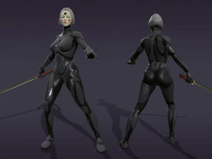 android geisha 3D Model
