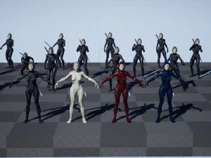 android geisha 3D Model