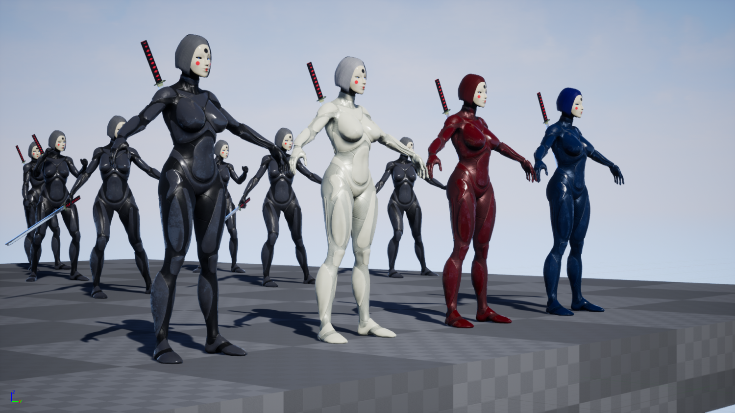Android Geisha 3D Модель In Женщина 3DExport