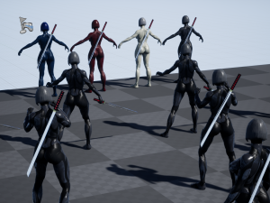 android geisha 3Dモデル
