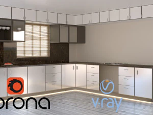 K&uuml;che 3D Modell