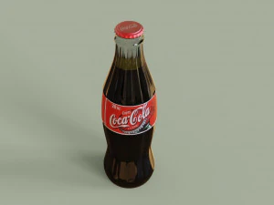 coke bottle can 3D Model