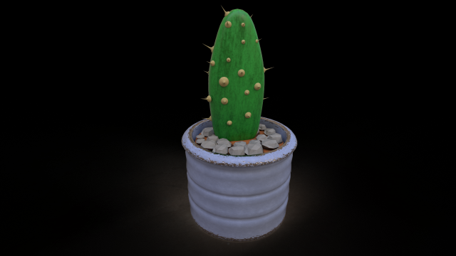 cactus 3D 모델 .c4d .max .obj .3ds .fbx .stl .blend 