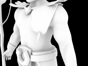 grohk paladins character Modelo 3D