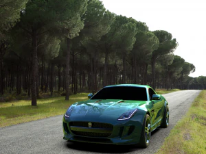Jaguar F-Type 2016 3D Modell