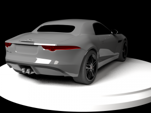 jaguar f-type 2016 Model 3D