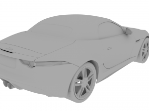 jaguar f-type 2016 Model 3D