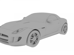 jaguar f-type 2016 Model 3D