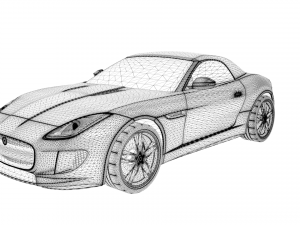 jaguar f-type 2016 Model 3D