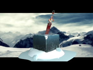 stylized sword 3Dモデル