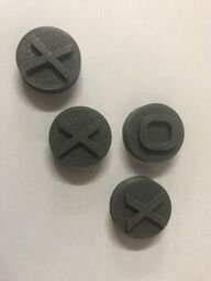 tic-tac-toe and box - jeu du morpion et sa boite 3D प्रिंट मॉडल .c4d .max .obj .3ds .fbx .stl .blend 