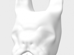 french bulldog sculpt 3D Model