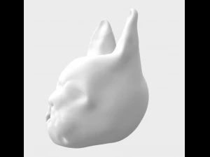 french bulldog sculpt 3D Model