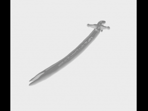 sword pendant 3D Модель