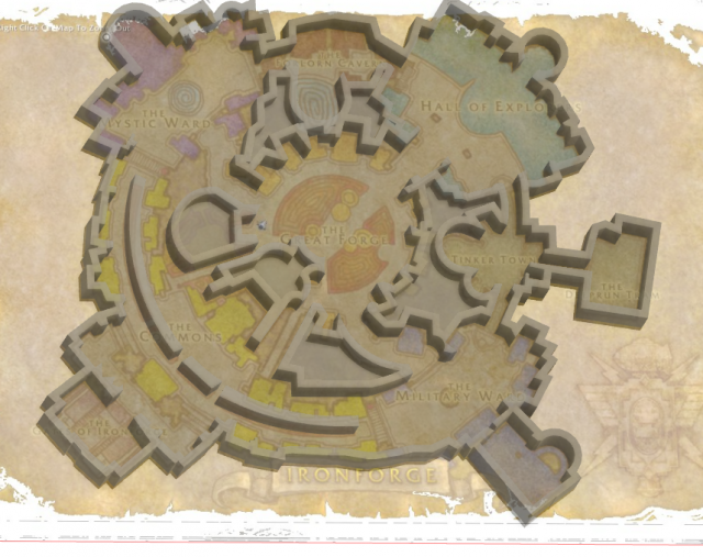 map of ironforge 3D Model .c4d .max .obj .3ds .fbx .stl .blend 