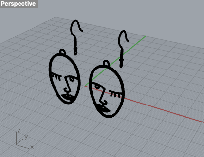 etsy bestseller earrings Modèle 3D .c4d .max .obj .3ds .fbx .stl .blend 