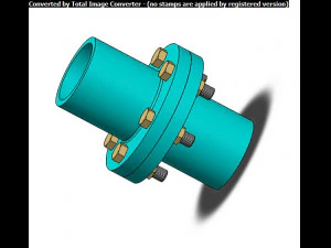 flanş bağlantısı 3D Model
