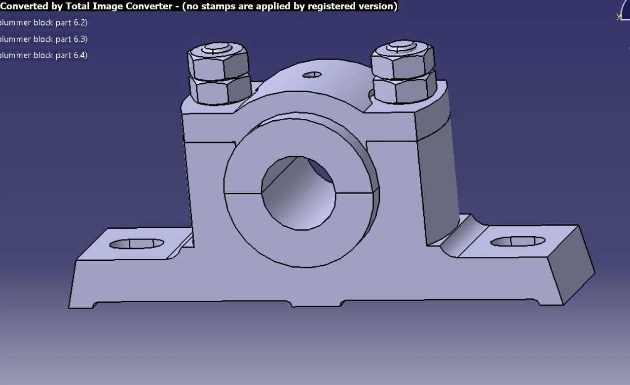 plummerblock 3D Model .c4d .max .obj .3ds .fbx .stl .blend