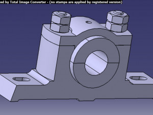 plummerblock Modello 3D
