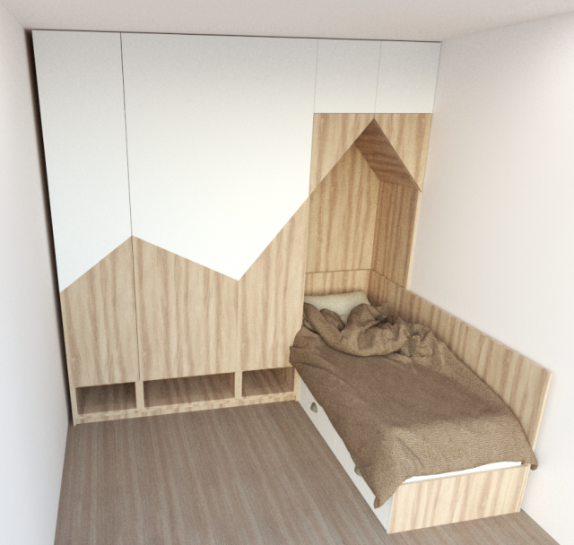 cupboard 3D Model .c4d .max .obj .3ds .fbx .stl .blend 